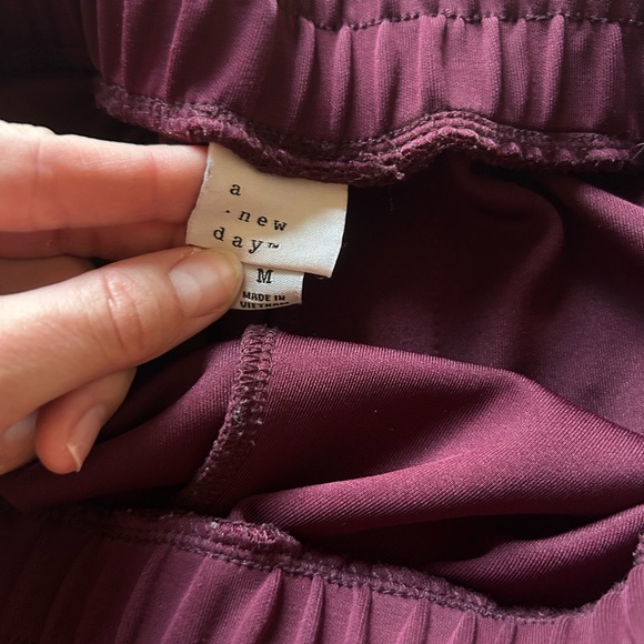 A New Day Deep Burgundy High Rise Pants - Picture 5 of 5